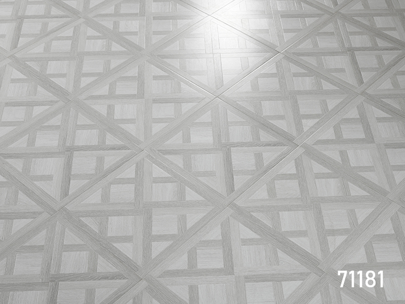 71181  parquet design laminate floor 1206x402x12mm