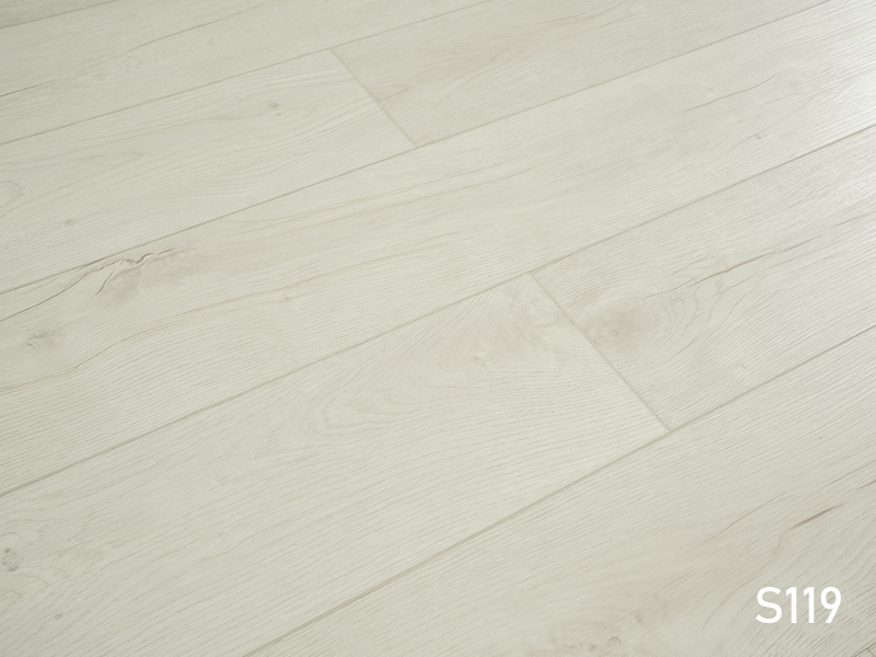 S119 Light colour SPC floor with V-groove by paint
