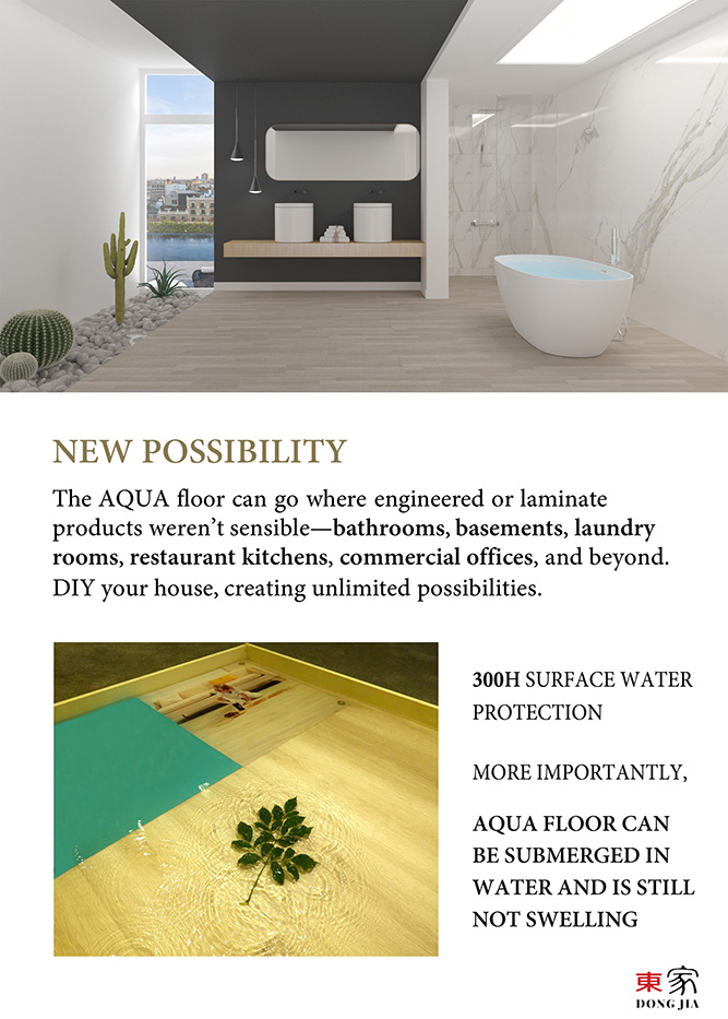 AQUA floor manufacturing